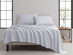 4-Piece Kathy Ireland Twill Weave Luxury Sheet Set (Silver)